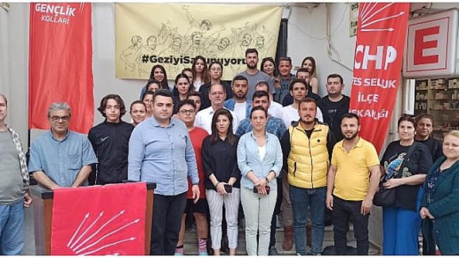 CHP Efes Selçuk Gençliği: Geziye, ülkemize ve geleceğimize sahip çıkacağız