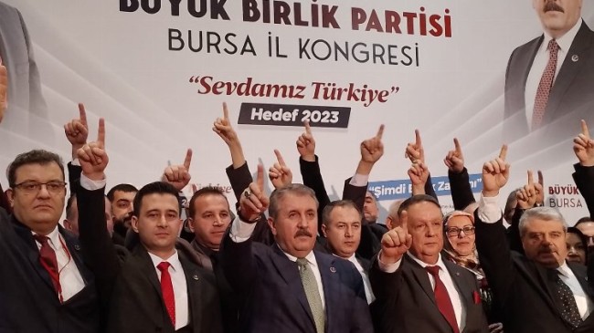 BBP Bursa’da Başkan Filizli güven tazeledi